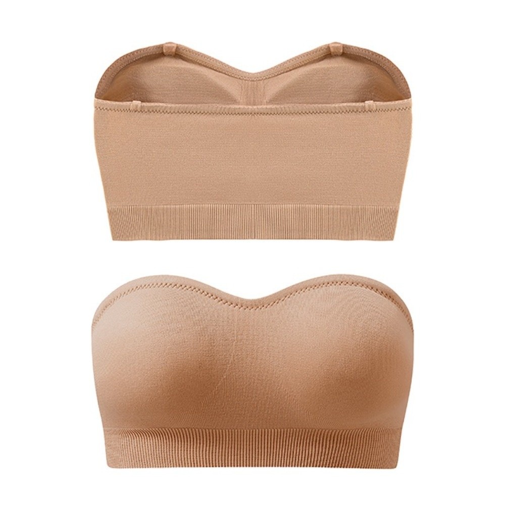 Push Up Bra Silicone - Wygodny biustonosz bez ramiączek z wkładkami,
